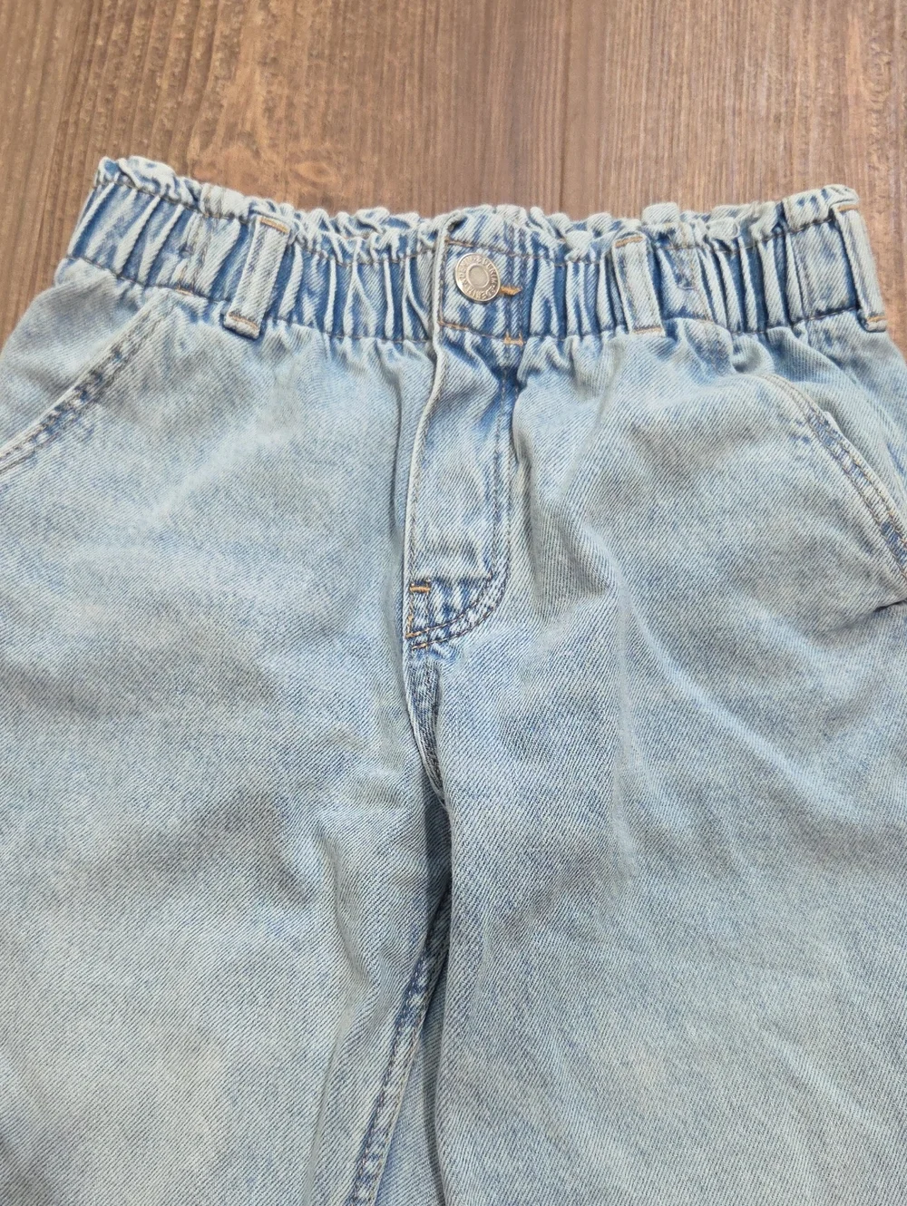 Light Wash H&M High-Waist Wide Leg Jeans